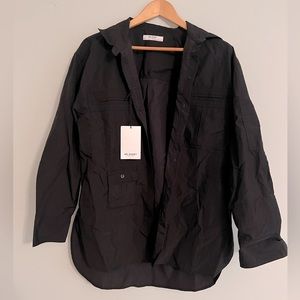 BR Sport (Banana Republic), black, oversized tunic (size S), NWT